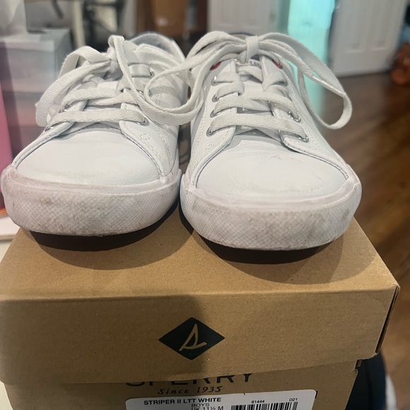 White sperry sneakers - Picture 3 of 6